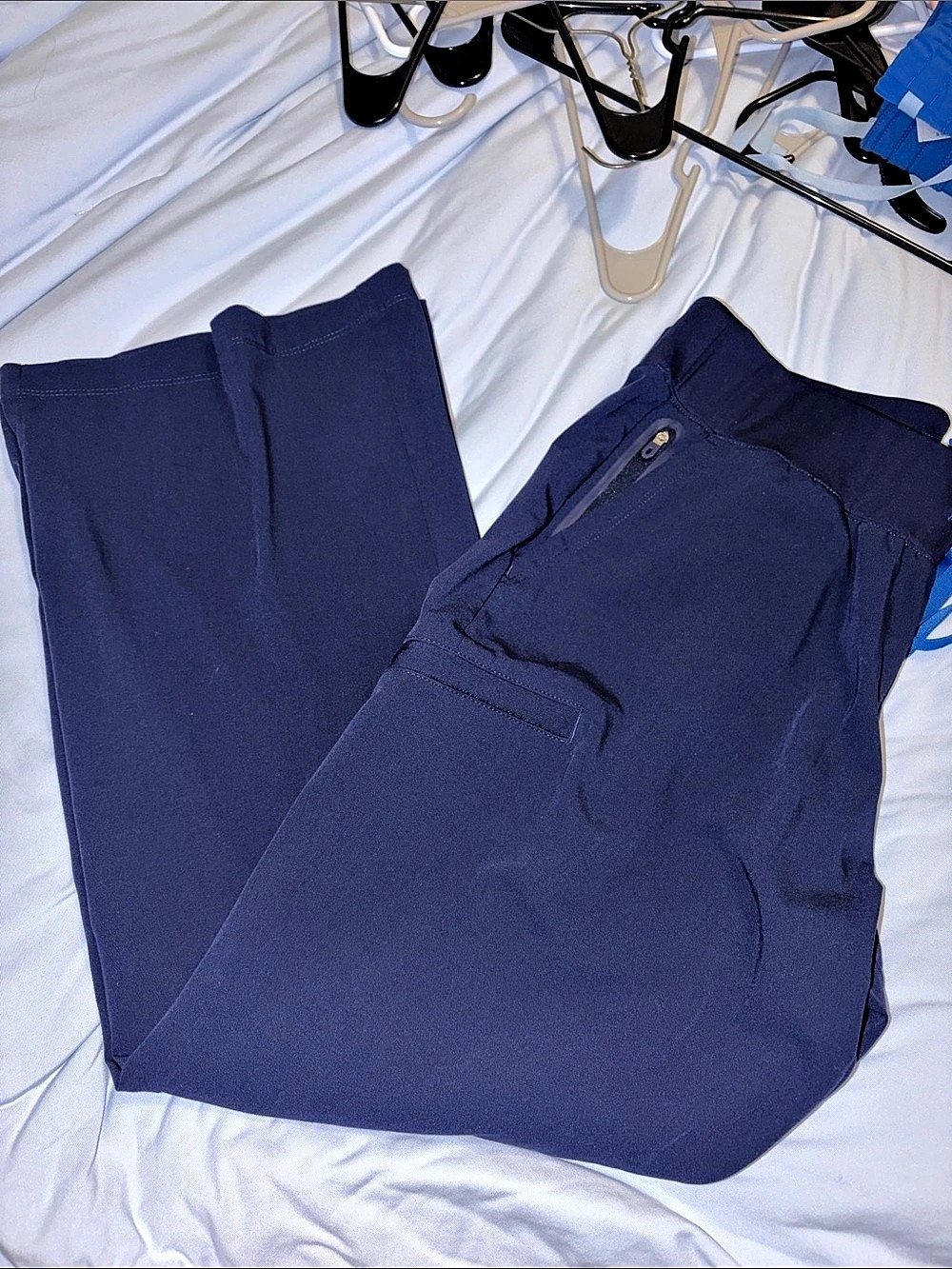 Hypothesis Y-Band Women's 6-Pocket Yoga-Style Knit Waist Wide Leg Scrub Pant